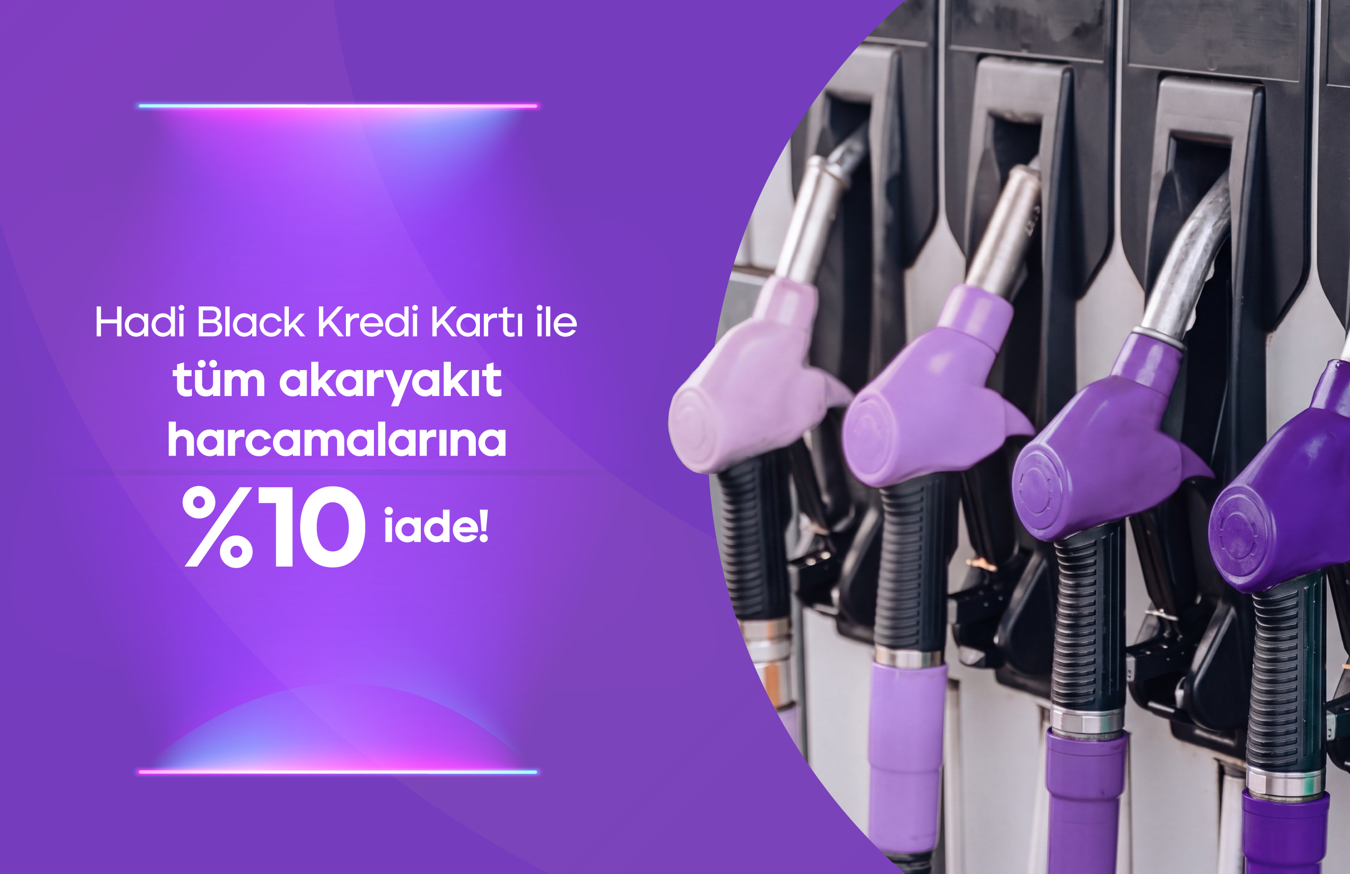 Tüm akaryakıt harcamalarında %5 iade kazan! Üstelik Çok Kazananlar Kulübü’ne Özel %10 iade!